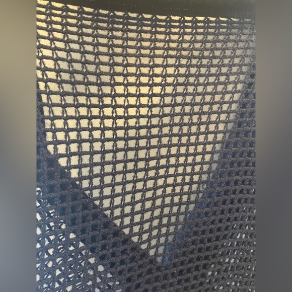 Unbranded Button Down Netted Shawl Cover Wrap Black & Gray Cape Women’s XL - Picture 4 of 5